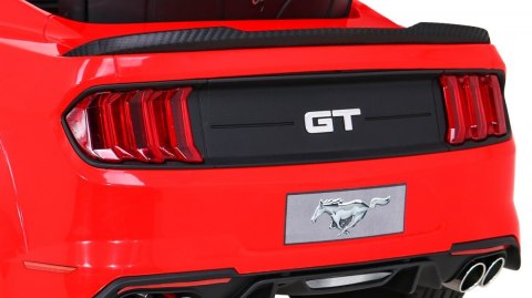 Autko Ford Mustang GT na akumulator dla dzieci Czerwony