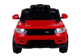 Autko Start Run na akumulator Czerwony SUV + Pilot + Funkcje bezpieczeństwa