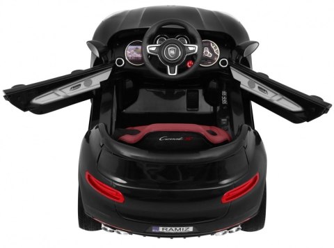 Autko Turbo-S na akumulator dla dzieci Czarny + Pilot