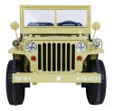 Autko Wojskowe Retro dla 3 dzieci Matcha 4x4