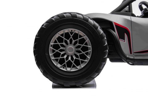 Auto Buggy Racing 5 na akumulator dla dzieci +3. Szary + Silniki 2x200W + Pilot + Wolny Start