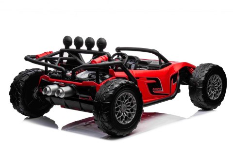 Auto Buggy Racing 5 na akumulator dla dzieci Czerwony + Silniki 2x200W + Pilot + Audio LED + Wolny Start
