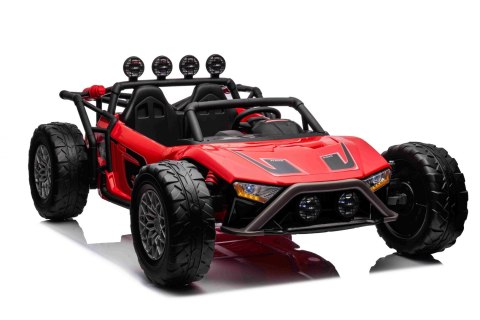 Auto Buggy Racing 5 na akumulator dla dzieci Czerwony + Silniki 2x200W + Pilot + Audio LED + Wolny Start