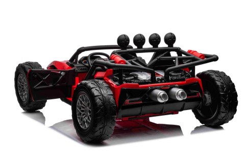 Auto Buggy Racing 5 na akumulator dla dzieci Czerwony + Silniki 2x200W + Pilot + Audio LED + Wolny Start