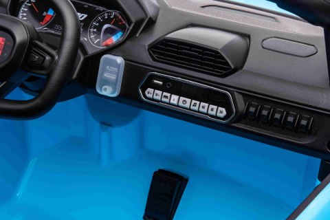 Auto Buggy Racing 5 na akumulator dla dzieci Niebieski + Silniki 2x200W + Pilot + Audio LED + Wolny Start