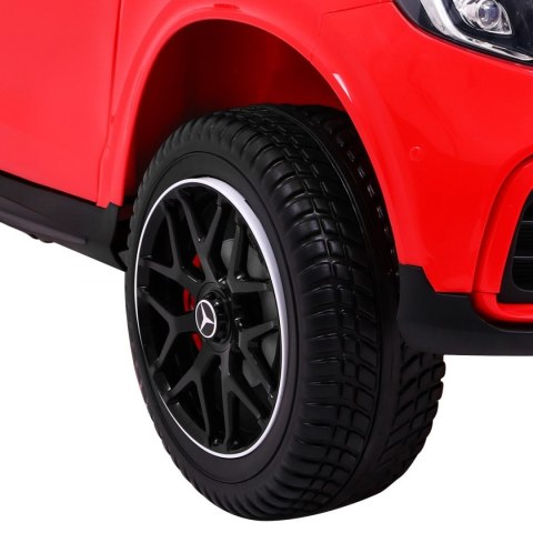 Auto Mercedes GLC 63S dla dzieci Czerwony Suv + Napęd 4x4