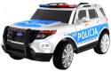Auto SUV Policja na akumulator dla dzieci + Syreny + Światła + Megafon + Pilot