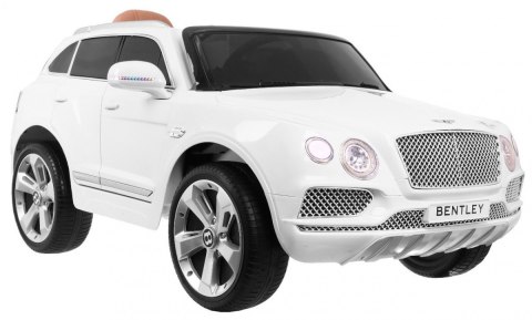 Auto na akumulator Bentley Bentayga dla dzieci, Biały