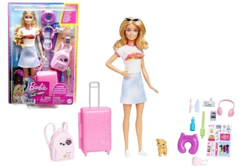 Barbie lalka zestaw w podróży