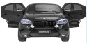BMW X6M XXL dla 2 dzieci Czarny SUV + Pilot + Ekoskóra