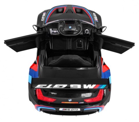 BMW M6 GT3 Auto na akumulator dla dzieci Czarny + Nawiew powietrza + Dźwięki MP3 Światła + Pilot