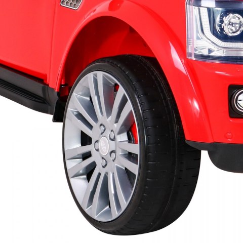 Land Rover Discovery Autko elektryczne dla dzieci, Czerwony SUV + Pilot