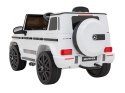 Mercedes AMG G63 dla dzieci Biały + Pilot