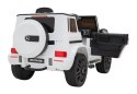 Mercedes AMG G63 dla dzieci Biały + Pilot