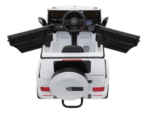 Mercedes AMG G63 dla dzieci Biały + Pilot