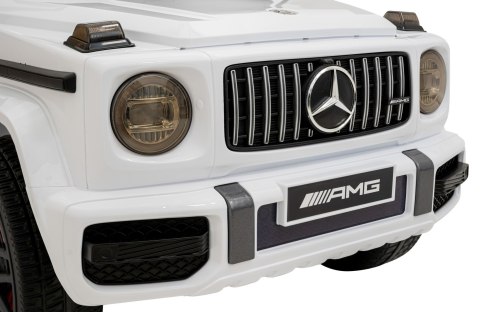 Mercedes AMG G63 dla dzieci Biały + Pilot
