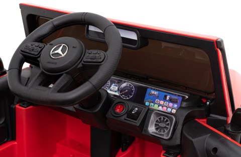 Mercedes AMG G63 dla dzieci Czerwony + Pilot