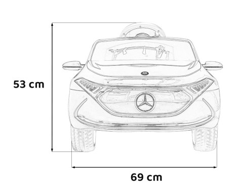 Mercedes Benz AMG EQA dla dzieci Czarny