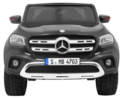Mercedes Benz X-Class dla dzieci Czarny Pickup + Pilot + Napęd 4x4