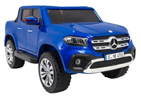 Mercedes Benz X-Class dla dzieci Lakier Niebieski Pickup 4x4
