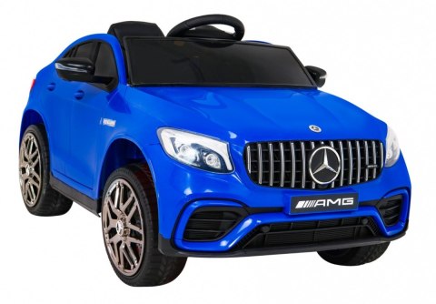 Mercedes Benz GLC63S dla dzieci Niebieski SUV z pilotem