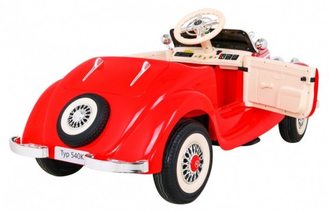Mercedes Benz Retro 540A dla dzieci Czerwony
