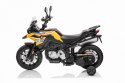 Motor BMW F850 GS na akumulator dla dzieci Żółty + Kółka pomocnicze + Audio LED + Wolny Start + EVA