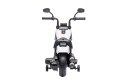 Motorek Chopper FASTER na akumulator dla dzieci Biały + Radio FM + Panel audio + LED