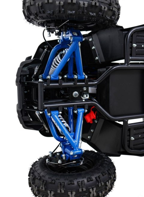 Quad HIPERFECT na akumulator Niebieski 35km/h + Silnik 1000W + Koła pompowane + Regulacja siedzenia