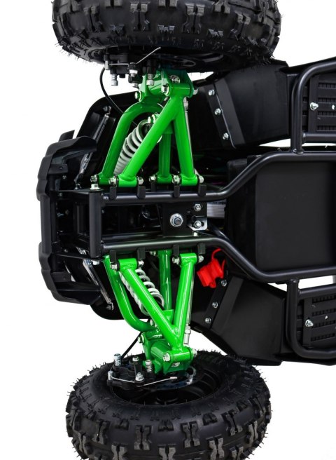 Quad HIPERFECT na akumulator Zielony 35km/h + Silnik 1000W + Koła pompowane + Regulacja siedzenia