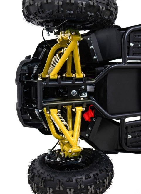 Quad HIPERFECT na akumulator Żółty 35km/h + Silnik 1000W + Koła pompowane + Regulacja siedzenia