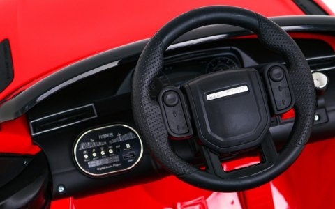 Range Rover Velar na akumulator Czerwony SUV + Pilot