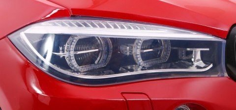 SUV BMW X6M XXL dla 2 dzieci Lakier Czerwony + Pilot + Ekoskóra