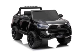Toyota Hilux na akumulator dla dzieci Czarny Pickup + Napęd 4x4 + Pilot