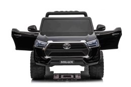 Toyota Hilux na akumulator dla dzieci Czarny Pickup + Napęd 4x4 + Pilot