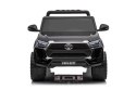 Toyota Hilux na akumulator dla dzieci Czarny Pickup + Napęd 4x4 + Pilot