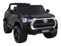 Toyota Hilux na akumulator dla dzieci Czarny Pickup + Napęd 4x4 + Pilot