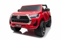 Toyota Hilux na akumulator dla dzieci Czerwony Pickup + Napęd 4x4 + Pilot