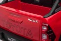 Toyota Hilux na akumulator dla dzieci Czerwony Pickup + Napęd 4x4 + Pilot
