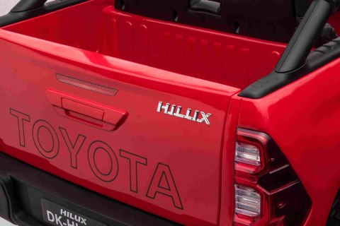 Toyota Hilux na akumulator dla dzieci Czerwony Pickup + Napęd 4x4 + Pilot