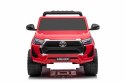 Toyota Hilux na akumulator dla dzieci Czerwony Pickup + Napęd 4x4 + Pilot