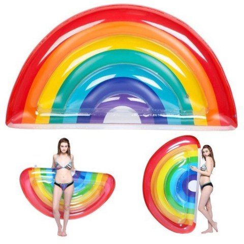 Dmuchany materac | Tęcza 172x89x32cm