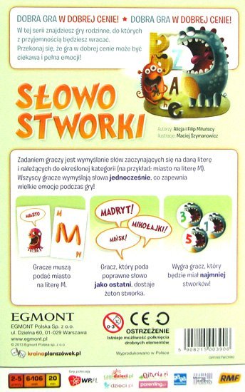 Gra Słowostworki | Egmont