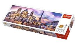 Puzzle panoramiczne 500el. Piazza Navona, Rzym | Trefl