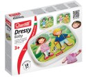 Quercetti: Układanka: Dressy - Baby Basic (18el.)
