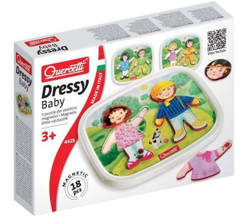 Quercetti: Układanka: Dressy - Baby Basic (18el.)