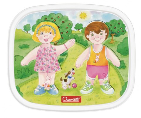 Quercetti: Układanka: Dressy - Baby Basic (18el.)