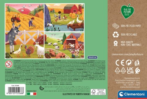 Animals | Puzzle 3x48el. | Clementoni