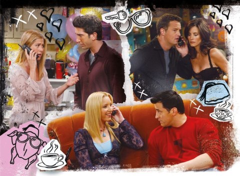 Clementoni - Puzzle 500el. - Przyjaciele