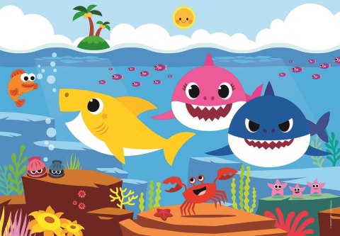 Happycolor Baby Shark | Puzzle 60el.| Clementoni
